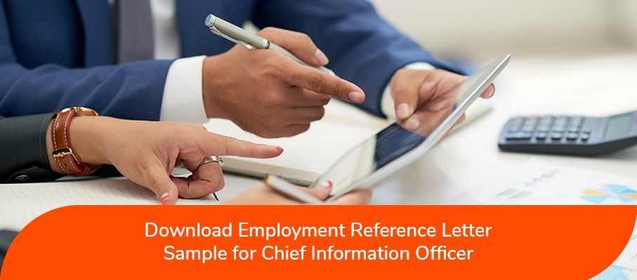 ACS reference letter sample for Chief Information Officer