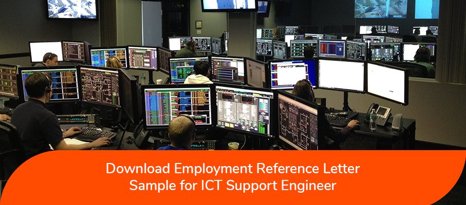 ACS Reference Letter Sample for ICT Support Engineer