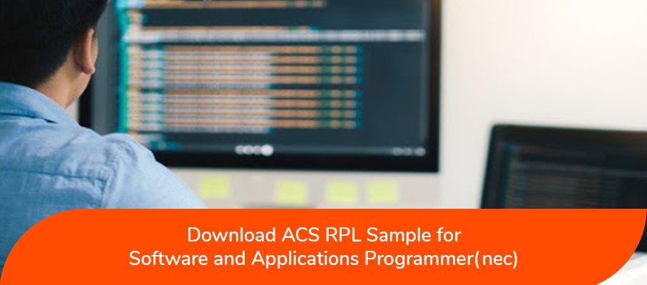 ACS RPL Sample for Software and Applications Programmer (nec)