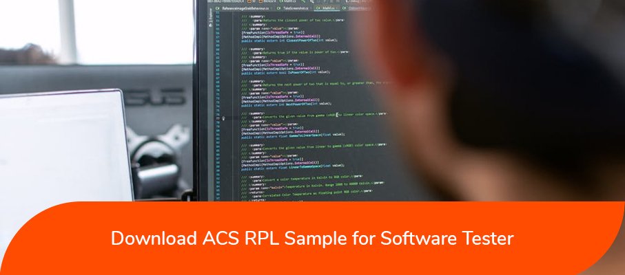 ACS RPL Sample for Software Tester
