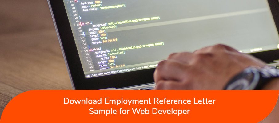 acs reference letter sample for web developer