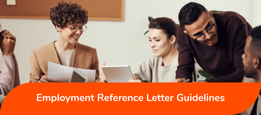 Employment reference letter guidlines