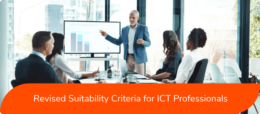 Revised Suitability Criteria for ICT Professionals