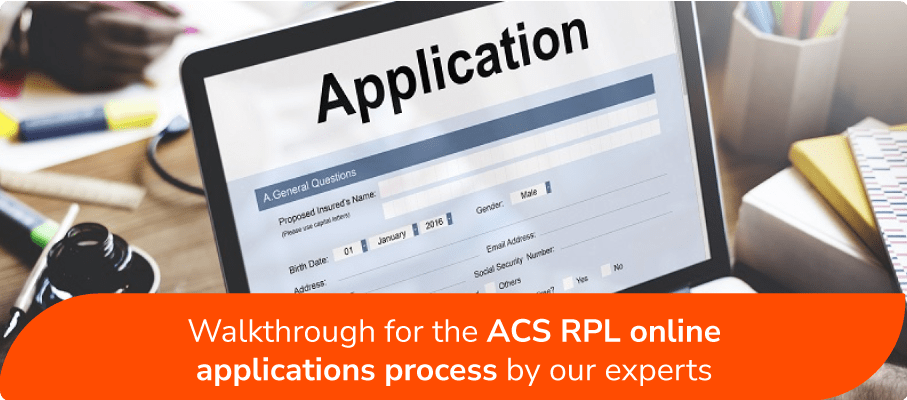 Walkthrough for the ACS RPL online applications process by our experts