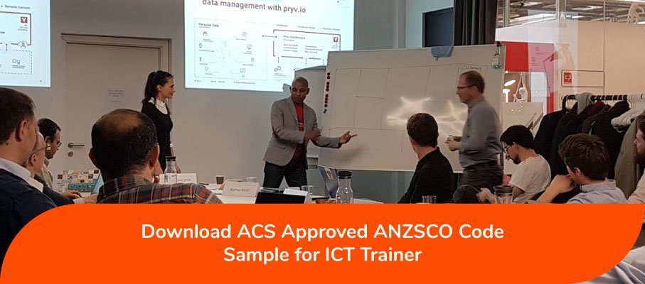 ICT Trainer ANZSCO 223211 analyses and evaluates information-based system training needs and objectives, and develops, and conducts ICT-based system training programs.